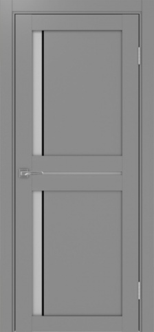 Полотно Турин 523.221АПС SB серый Размер 700х2000мм Покрытие Экошпон Стекло Матовое