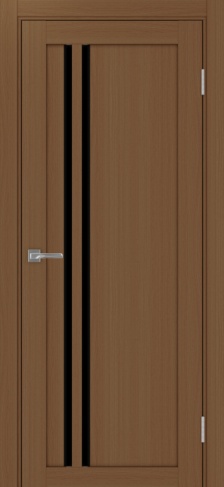 Полотно Турин 525АПС SB орех Размер 700х2000мм Покрытие Экошпон Стекло Черное Полотно Турин 525АПС SB орех Размер 700х2000мм Покрытие Экошпон Стекло Черное
