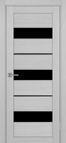 Полотно Турин 526АПП max лакобель чёрный дуб серый Цвет Дуб серый Размер 800х2000мм Покрытие Экошпон Стекло Черное