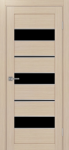 Полотно Турин  526АПП лакобель чёрный дуб белёный Цвет Дуб белёный Размер 600х2000мм Покрытие Экошпон Стекло Черное