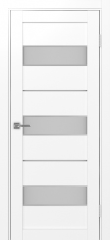 Полотно Турин  526АПС белый снежный Цвет Белый снежный Размер 600х2000мм Покрытие Экошпон Стекло Матовое