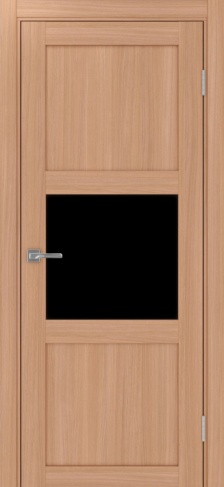 Полотно Турин 530.121 ясень тёмный Цвет Ясень тёмный Размер 700х2000мм Покрытие Экошпон Стекло Черное