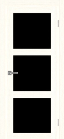 Полотно Турин  530.222 ясень светлый Цвет Ясень светлый Размер 600х2000мм Покрытие Экошпон Стекло Черное