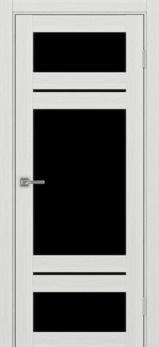 Полотно Турин  532.22222 ясень серебристый Цвет Ясень серебристый Размер 800х2000мм Покрытие Экошпон Стекло Черное