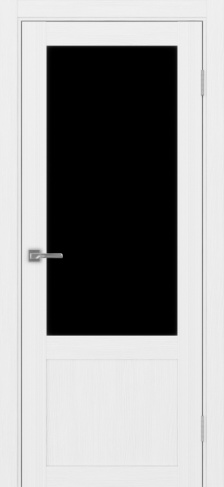 Полотно Турин 540ПФ.21 белый лёд Цвет Белый лёд Размер 800х2000мм Покрытие Экошпон Стекло Черное