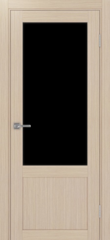 Полотно Турин 540ПФ.21 лакобель чёрный дуб белёный Цвет Дуб белёный Размер 600х2000мм Покрытие Экошпон Стекло Черное