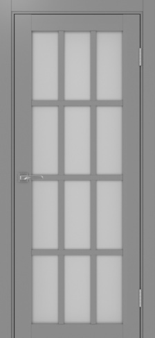 Полотно Турин 542 мателюкс серый Цвет Серый Размер 600х2000мм Покрытие Экошпон Стекло Матовое