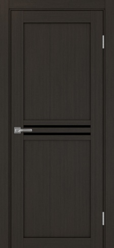 Полотно Турин 552 венге Цвет Венге Размер 600х2000мм Покрытие Экошпон Стекло Черное