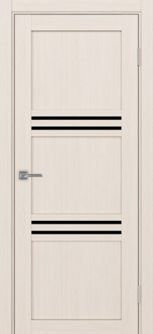 Полотно Турин 553 ясень перламутровый Цвет Ясень перламутр Размер 600х2000мм Покрытие Экошпон Стекло Черное