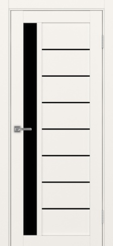 Полотно Турин 554 бежевый Цвет Бежевый Размер 700х2000мм Покрытие Экошпон Стекло Черное