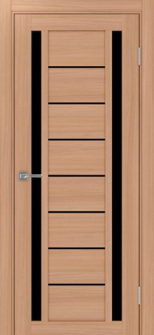 Полотно Турин 558 ясень тёмный Цвет Ясень тёмный Размер 600х2000мм Покрытие Экошпон Стекло Черное