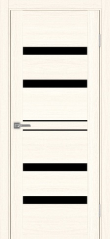 Полотно Турин 561 ясень светлый Цвет Ясень светлый Размер 700х2000мм Покрытие Экошпон Стекло Черное