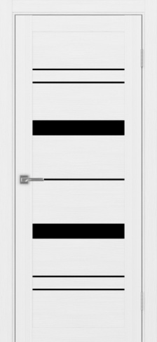 Полотно Турин 562 белый лёд Цвет Белый лёд Размер 600х2000мм Покрытие Экошпон Стекло Черное